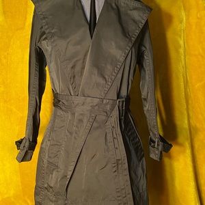 DKNY Olive Pea Coat
